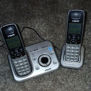 Vtech Cordless Phone (2) with Digital Answering Machine